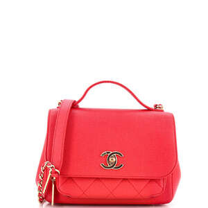 Chanel Mini Business Affinity Flap Bag Quilted Caviar
